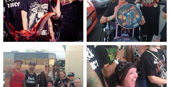 Dyin 2 Live Dreams Experience 2013 Mayhem Festival FUCK CANCER, FXCK CANCER