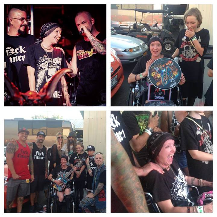 Dyin 2 Live Dreams Experience 2013 Mayhem Festival FUCK CANCER, FXCK CANCER